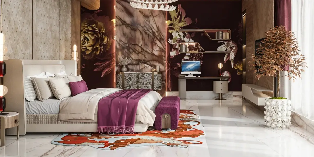 Master bedroom suite